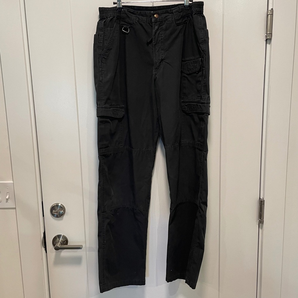 Propper Mens Black Tactical Cargo Pants Ripstop Utility Work Trousers 34x34